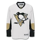 Pittsburgh Penguins Rbk Premier Replica White NHL Hockey Jersey