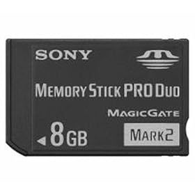 8GB 8 GB 8G 8 G memory stick pro duo media(Mark2) for Sony PSP Cybershot by Sony