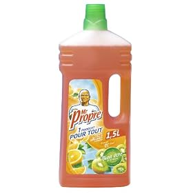 Mr Propre - 81165586 - Nettoyant M�nager Multi-Usages - Orange et Kiwi - 1,5 L - lot de 2