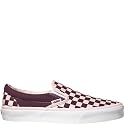 VANS Classic Slip on Skate Checks &Cherries Shoes Black Womens