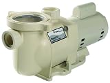 Pentair 340042 Stainless Steel SuperFlo Almond 230-Volt 60-Hertz Single-Phase 2-Speed Pool Pump, 1-Horsepower