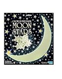 4M Glow-In-The-Dark Stars moon and stars pack of 10