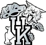 Kentucky Wildcats Silver Auto Emblem