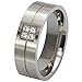 Aini Savoie Men's Comfort Fit Titanium Wedding Band Ring | Engagement Rings