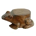 Flat Frog Stool - Brown