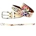 Ed Hardy Big Girls' True Love Panther Leather Belt