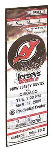 NHL New Jersey Devils Martin Brodeur All-Time Wins Record Mini-Mega Ticket