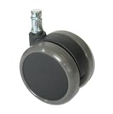 Buerostuhl24 619009 5x Hartbodenrollen 10 mm / 65 mm B&uuml;ro-Stuhl-Rollen f&uuml;r Hartb&ouml;den