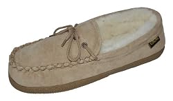 Eurow Women's Hardsole Sheepskin Moccasin