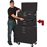 Torin 26in. Middle 2-Drawer Tool Chest - 26 1/4in.W x 13 1/4in.D x 8 1/4in.H, Model# TBI2002