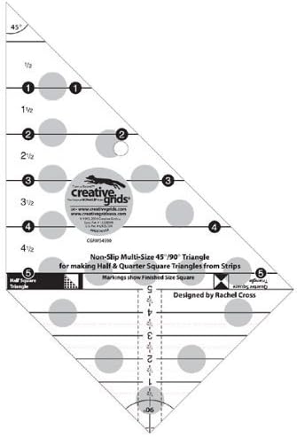Creative Grids Curves Split Seconds Quilt Ruler (CGRKA5) by Creative Grids USA