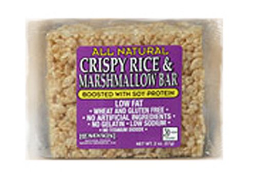 Heaven Scent Soy Protein Boosted Crispy Rice Bars, 8-Count, 2-Ounce Bar (Pack of 2) by Crispy Bars