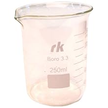 ETA hand2mind Borosilicate Glass Beakers, 250mL (Set of 12)