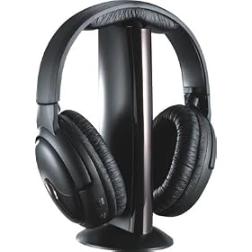 Wireless Headphone 6-in-1 with FM Radio for TV PC Audio DVD MP3 Walkman etc