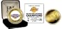 Los Angeles Lakers 2009 Western Conference Champions 24Kt Gold And Color Coin