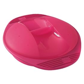 Orka Gourmet 27-Ounce Round Steamer, Raspberry