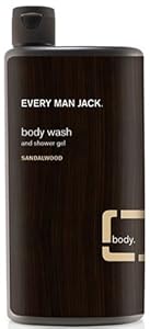 Every Man Jack Body Wash, Sandalwood, 16.9 Fluid Ounce