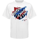 Speedo USA Swimming White Logo T-Shirt