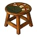 Handmade Bowling Design Stool