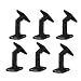 Videosecu 6 Black Universal Satellite Studio Speaker Mounts / Brackets for Walls and Ceilings