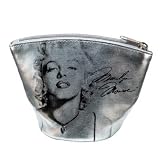Marilyn Monroe Silver Cosmetic Bag