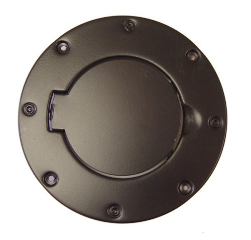Rugged Ridge Black Powder Coated Trim Accessories Gas Tank Covers, Lighting Accessories, & Misc. Jeep Wrangler 1997 to 2006 (TJ) Gas Hatch Cover