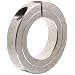 Climax Metal H1C-087-A Shaft Collar, Aluminum, One Piece, Clamp Style, 7/8" Bore, 13/16" OD, 1/2" Wide, With  1/4-28 Clamp Screw