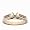 14k Yellow Gold Round Channel-Set Diamond Engagement Ring Setting (1/3 ct tw, J, I1)