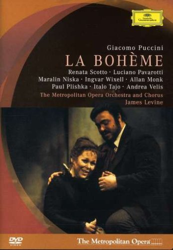 Puccini - La Boheme / Luciano Pavarotti, Renata Scotto, Maralin Niska, Ingvar Wixell, Paul Plishka, James Levine, Metropolitan Opera