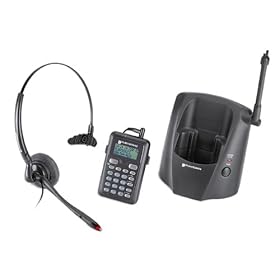 Plantronics CT12 2.4 GHz DSS Cordless Headset Phone with Caller ID