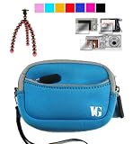 Mini Camcorder Protective Case for Panasonic TA1 Ultrathin HD Pocket Camcorder + Screen Protector for Panasonic TA-1 + 6 inch Pink Tripod