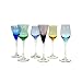 Block Crystal Kaleidoscope Cordial Glasses, Set of 6