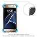 Samsung Galaxy S7 / G930 Case, INNOVAA Elite Hybrid Series Case (Not Compatible with Galaxy S7 Edge / G935) W/Free Screen Protector & Touch Screen Stylus Pen - Black