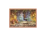 Patio Shadows (Chairs and Table) Double-Matted Art Print - 11x14