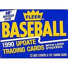 1990 Fleer Update Baseball Factory Set (5 Set Lot)