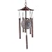 WindLights Solar Wind Chime- Copper Finish
