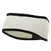 Reversible Fleece Headband-White Black W12S25E