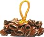 Nigerian Uyot Seeds Hand Rattle with Nylon Handle
