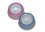 Petrageous PE22535 Melamine Bowl 5.5 Inch Princess Plaid Small, 16 ounces