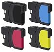 COMPATIBLE Brother LC-61 4-Color Ink Cartridge