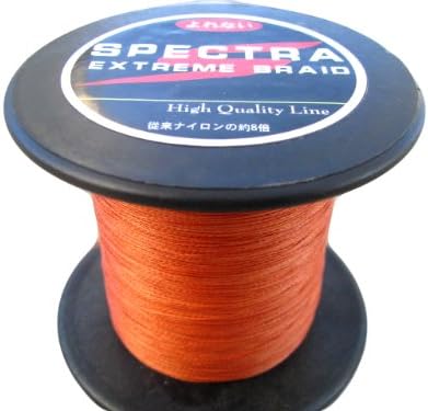 Smart Spectra Extreme Braid Fishing Line 20LB 500m(545 Yds) Orange