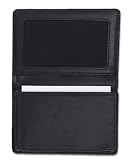 BMW Genuine Black Leather Business Card Case Holder OEM