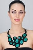 Outlet Item: Tia's Bib Necklace - Green
