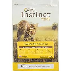 Instinct Grain-Free Chicken Meal Dry Cat Food by Nature's Variety, 12.1-Pound Package