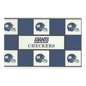 Big League Promotions New York Giants Versus Dallas Cowboys Football Checkers