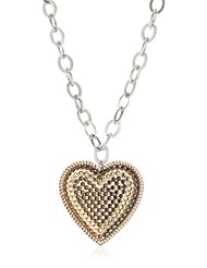 Tarina Tarantino "Classic" Brown Over-Sized Heart Pendant Necklace