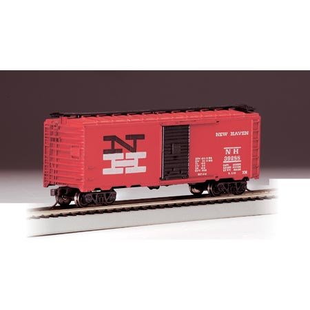 Bachmann Trains New Haven-Red 40' Box Car-Ho Scale