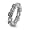 Sterling Silver Stackable Band with Diamond Cubic Zirconias, 6, sterling-silver