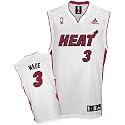 Dwyane Wade Youth Jersey: adidas White Replica #3 Miami Heat Jersey