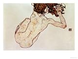 Crouching Nude, Back View, 1917 Stretched Canvas Poster Print